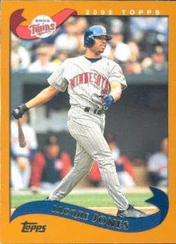 #423 Jacque Jones - Minnesota Twins - 2002 Topps Baseball