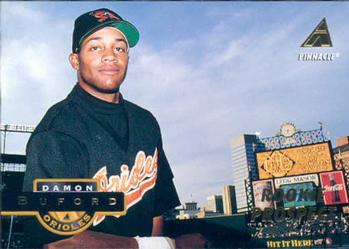 #423 Damon Buford - Baltimore Orioles - 1994 Pinnacle Baseball