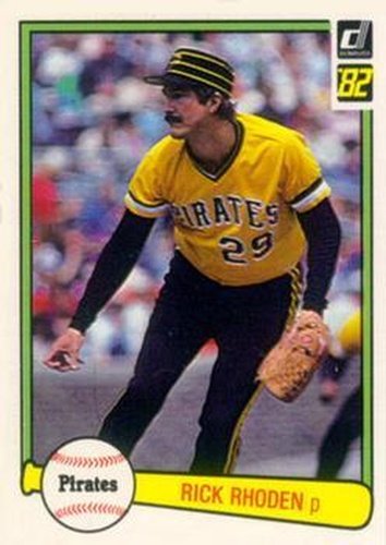 #423 Rick Rhoden - Pittsburgh Pirates - 1982 Donruss Baseball
