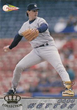 #423 Mark Hutton - New York Yankees - 1994 Pacific Baseball
