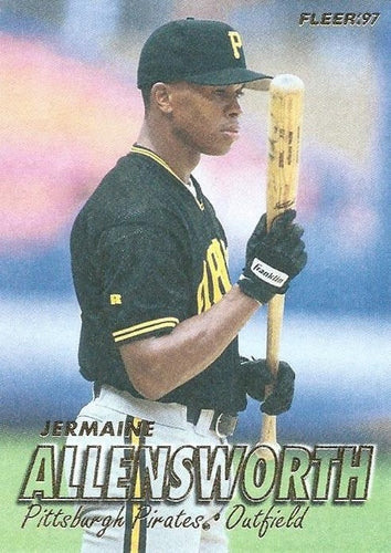 #423 Jermaine Allensworth - Pittsburgh Pirates - 1997 Fleer Baseball