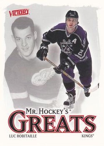 #423 Luc Robitaille - Los Angeles Kings - 2001-02 Upper Deck Victory Hockey