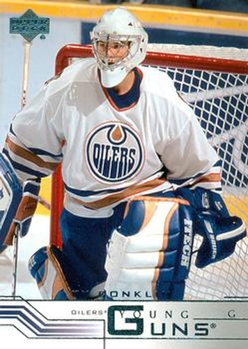 #423a Ty Conklin - Edmonton Oilers - 2001-02 Upper Deck Hockey