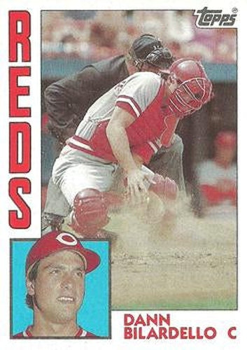 #424 Dann Bilardello - Cincinnati Reds - 1984 Topps Baseball