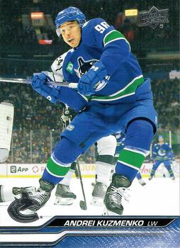 #424 Andrei Kuzmenko - Vancouver Canucks -2023-24 Upper Deck Hockey