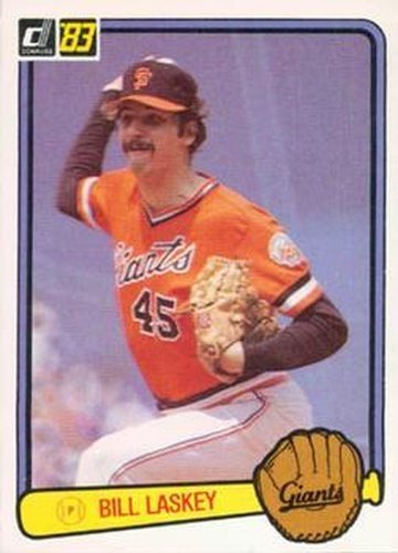 #424 Bill Laskey - San Francisco Giants - 1983 Donruss Baseball