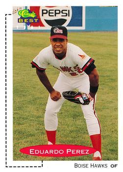 #424 Eduardo Perez - Boise Hawks - 1991 Classic Best Baseball