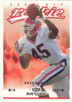 #425 Boss Bailey - Detroit Lions - 2003 Upper Deck MVP Football