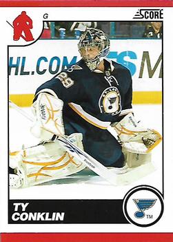 #425 Ty Conklin - St. Louis Blues - 2010-11 Score Hockey