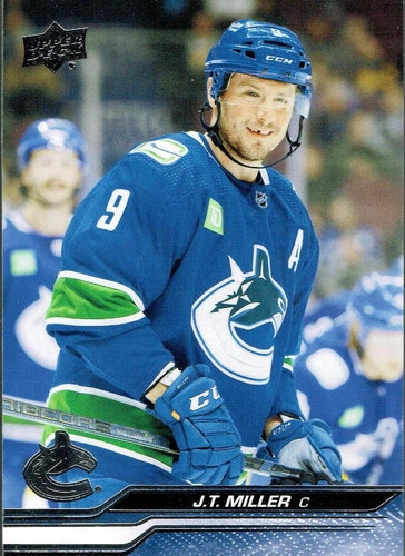#425 J.T. Miller - Vancouver Canucks -2023-24 Upper Deck Hockey