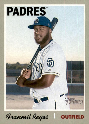 #425 Franmil Reyes - San Diego Padres - 2019 Topps Heritage Baseball