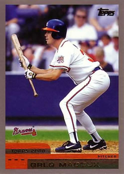 #425 Greg Maddux - Atlanta Braves - 2000 Topps Baseball