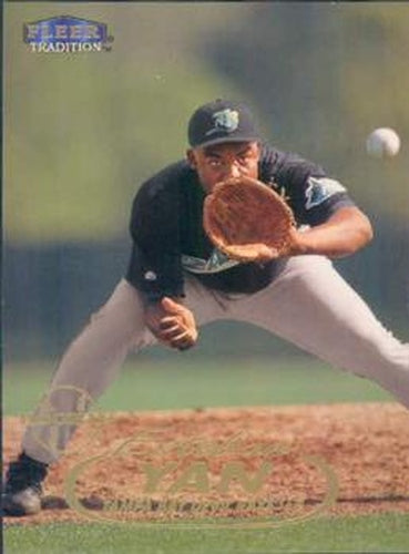 #425 Esteban Yan - Tampa Bay Devil Rays - 1998 Fleer Tradition Baseball