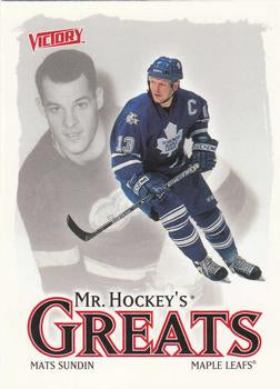 #426 Mats Sundin - Toronto Maple Leafs - 2001-02 Upper Deck Victory Hockey