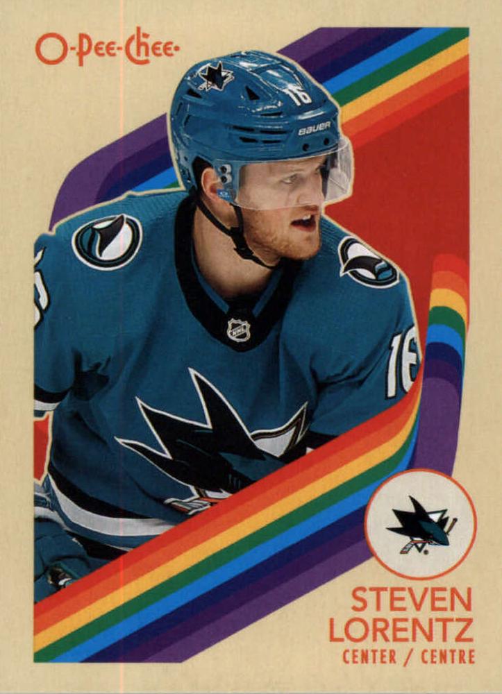 #426 Steven Lorentz - San Jose Sharks - 2023-24 O-Pee-Chee - Retro Hockey
