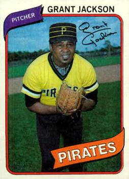 #426 Grant Jackson - Pittsburgh Pirates - 1980 Topps Baseball
