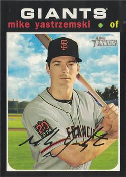 #426 Mike Yastrzemski - San Francisco Giants - 2020 Topps Heritage Baseball