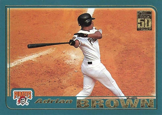 #427 Adrian Brown - Pittsburgh Pirates - 2001 Topps Baseball