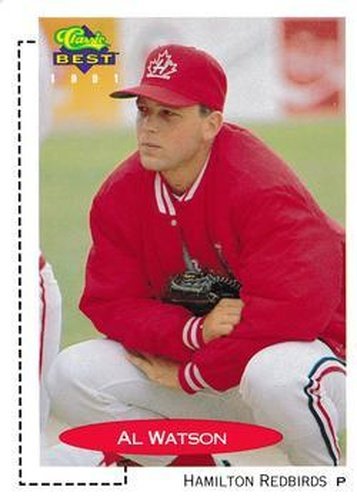 #427 Al Watson - Hamilton Redbirds - 1991 Classic Best Baseball