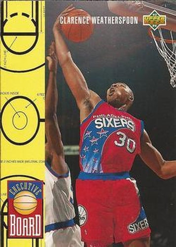 #427 Clarence Weatherspoon - Philadelphia 76ers - 1993-94 Upper Deck Basketball