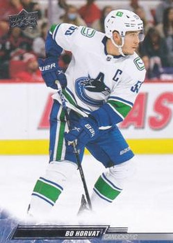#428 Bo Horvat - Vancouver Canucks - 2022-23 Upper Deck Hockey
