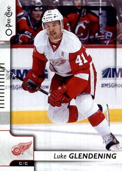 #428 Luke Glendening - Detroit Red Wings - 2017-18 O-Pee-Chee Hockey