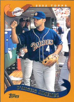 #428 D'Angelo Jimenez - San Diego Padres - 2002 Topps Baseball