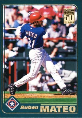 #428 Ruben Mateo - Texas Rangers - 2001 Topps Baseball