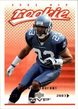 #428 Marcus Trufant - Seattle Seahawks - 2003 Upper Deck MVP Football