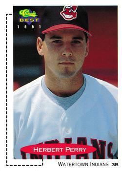 #428 Herbert Perry - Watertown Indians - 1991 Classic Best Baseball