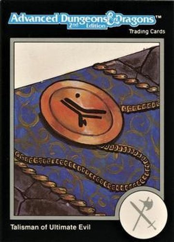 #428 Talisman of Ultimate Evil - 1991 TSR Advanced Dungeons & Dragons - Silver