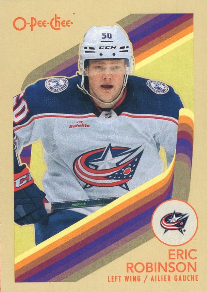 #428 Eric Robinson - Columbus Blue Jackets - 2023-24 O-Pee-Chee - Retro Hockey