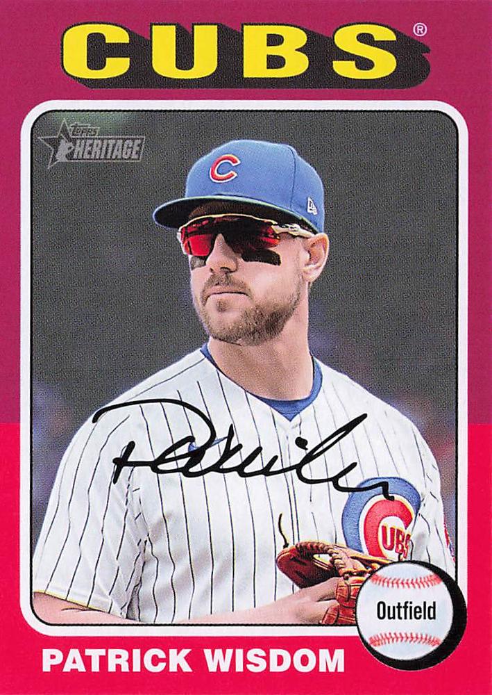 #428 Patrick Wisdom - Chicago Cubs - 2024 Topps Heritage Baseball