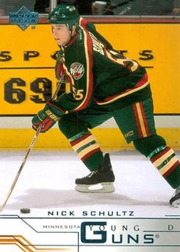 #428a Nick Schultz - Minnesota Wild - 2001-02 Upper Deck Hockey