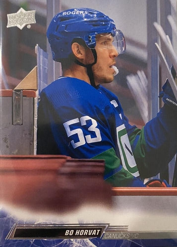 #428b Bo Horvat - Vancouver Canucks - 2022-23 Upper Deck Hockey