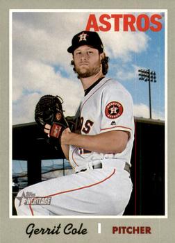 #429 Gerrit Cole - Houston Astros - 2019 Topps Heritage Baseball