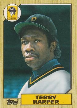 #42T Terry Harper - Pittsburgh Pirates - 1987 Topps Traded Baseball