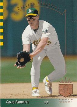 #42 Craig Paquette - Oakland Athletics - 1993 SP Baseball