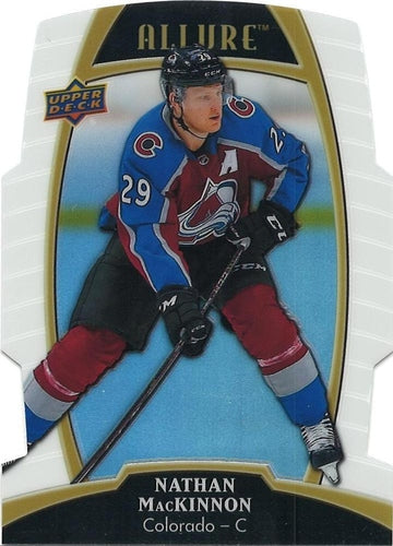 #42 Nathan MacKinnon - Colorado Avalanche - 2019-20 Upper Deck Allure - White Rainbow Hockey
