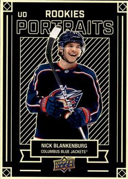 #P-42 Nick Blankenburg - Columbus Blue Jackets - 2022-23 Upper Deck - UD Portraits Hockey