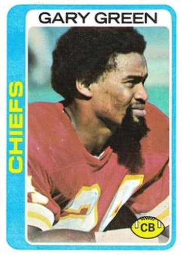 #42 Gary Green - Kansas City Chiefs - 1978 Topps Football