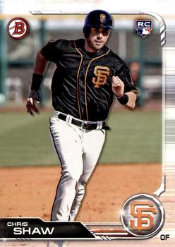 #42 Chris Shaw - San Francisco Giants - 2019 Bowman Baseball