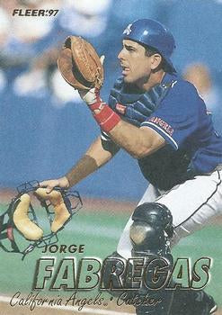 #42 Jorge Fabregas - California Angels - 1997 Fleer Baseball