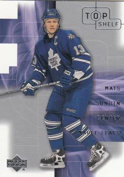 #42 Mats Sundin - Toronto Maple Leafs - 2001-02 Upper Deck Top Shelf Hockey