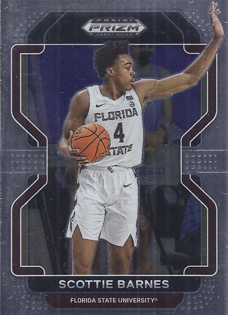 #42 Scottie Barnes - Florida State Seminoles - 2022 Panini Prizm Draft Picks Basketball