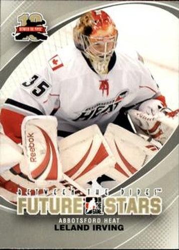 #42 Leland Irving - Abbotsford Heat - 2011-12 In The Game Between The Pipes Hockey