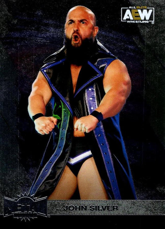 #42 John Silver - 2022 SkyBox Metal Universe AEW Wrestling