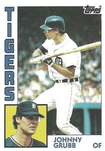 #42 Johnny Grubb - Detroit Tigers - 1984 Topps Baseball