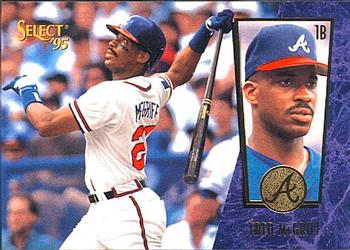 #42 Fred McGriff - Atlanta Braves - 1995 Select Baseball
