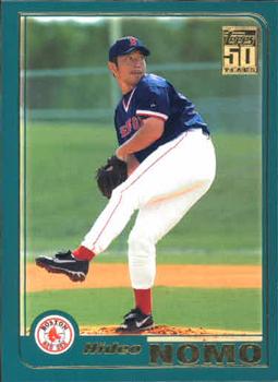 #T42 Hideo Nomo - Boston Red Sox - 2001 Topps Traded & Rookies Baseball